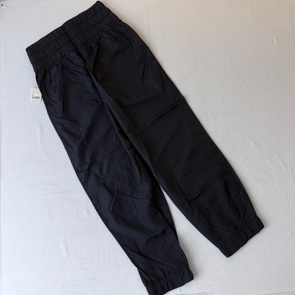 FP Movement Way Home Joggers Black High Rise Smocked Pants women's M - Picture 6 of 12